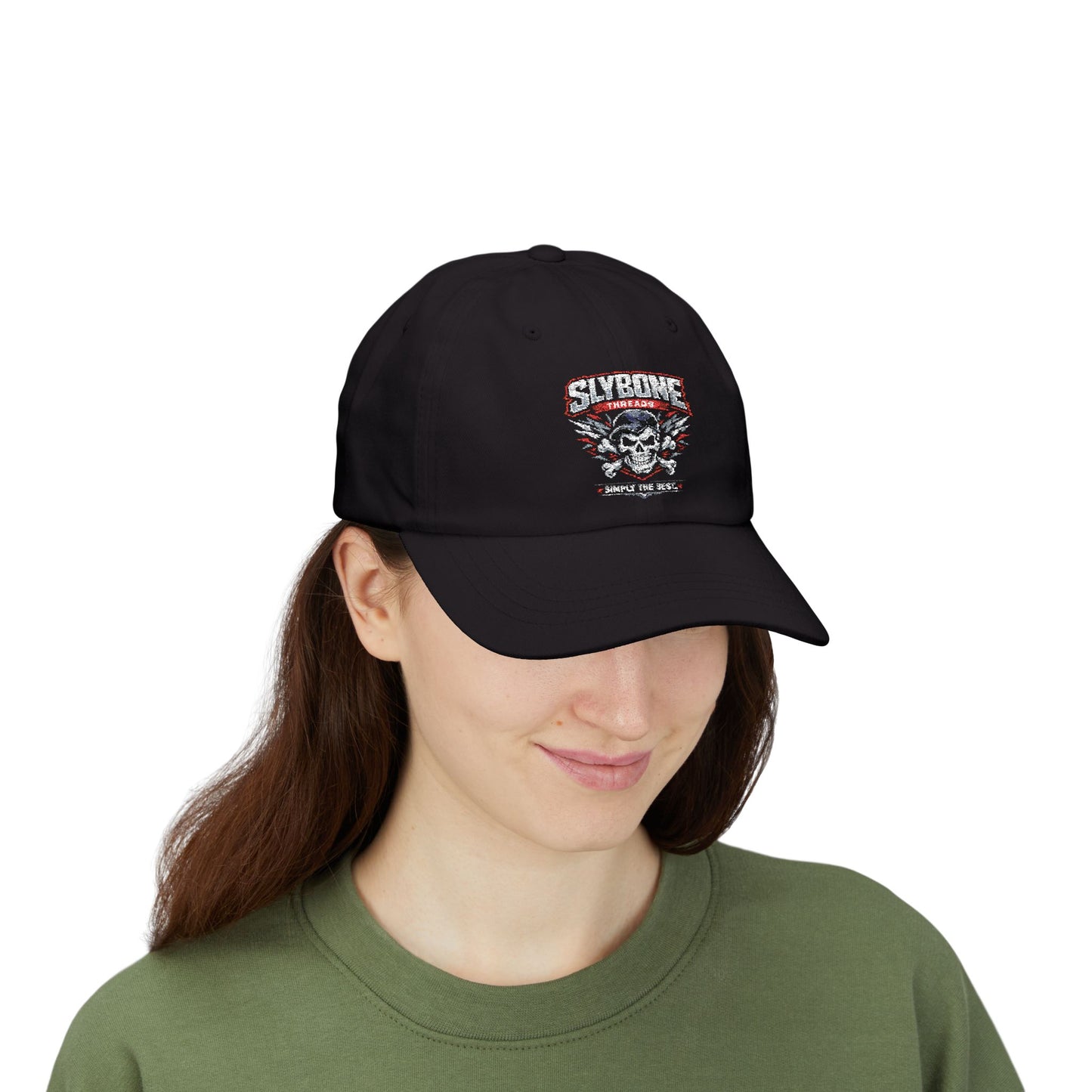 Slybone Skull Cap - Vintage Biker Dad Hat