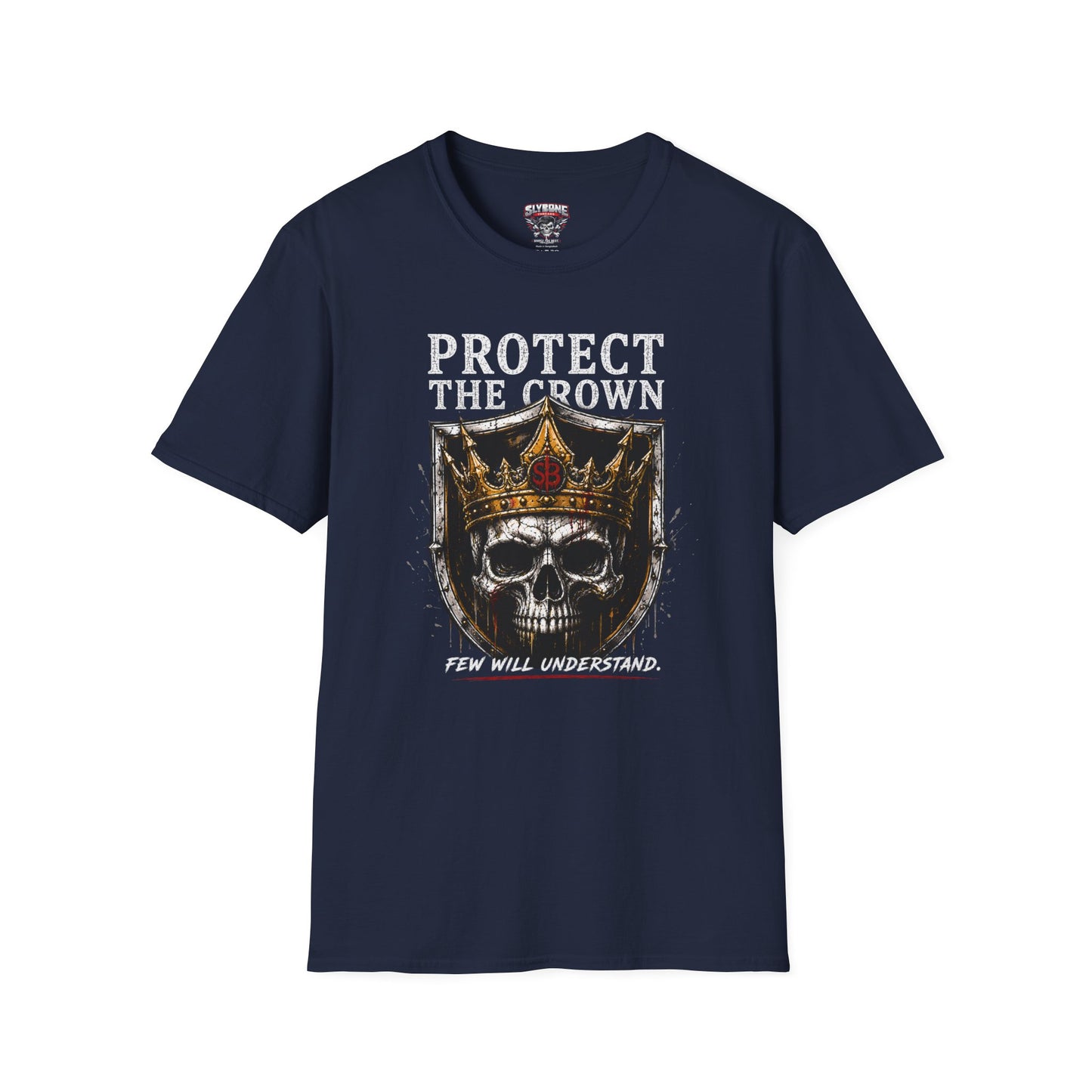 Protect The Crown Skull T-Shirt — Gothic Crown Graphic Tee