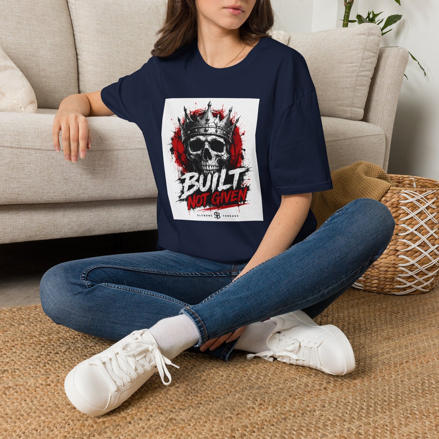 Skull King T‑Shirt — "Built Not Given" Graphic Tee
