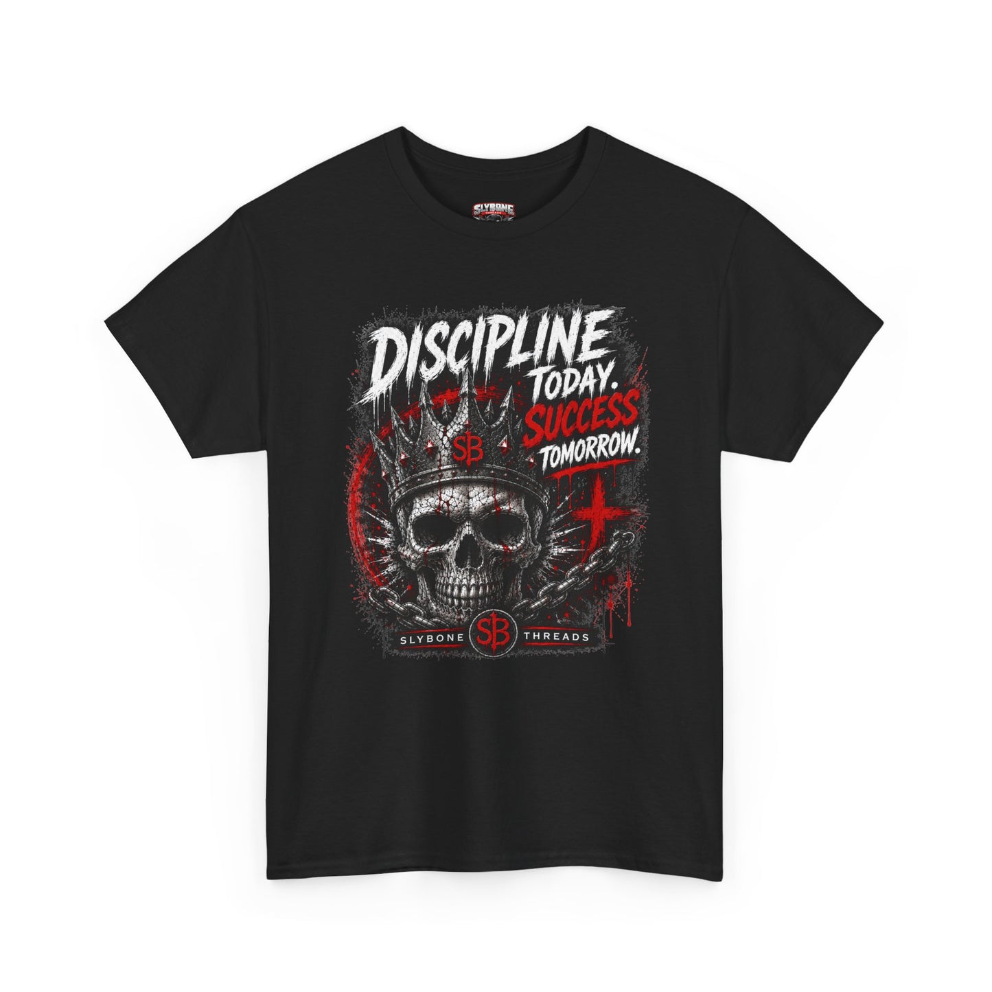 Discipline Today Success Tomorrow Skull Tee