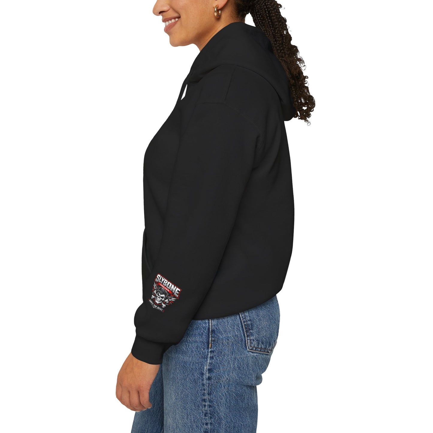 Discipline Today Skull Hoodie — Motivational Gothic Streetwear