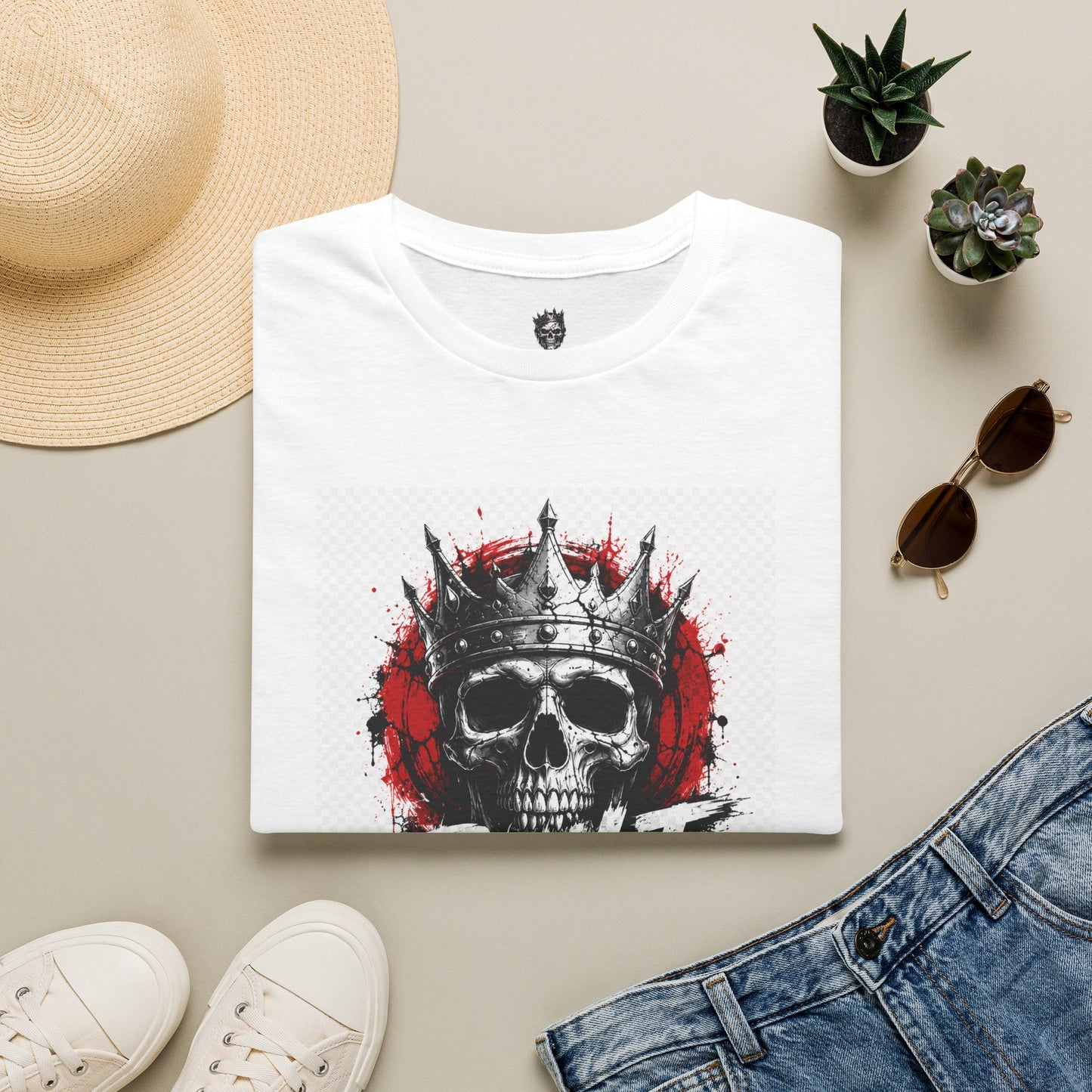 Skull King T‑Shirt — "Built Not Given" Graphic Tee