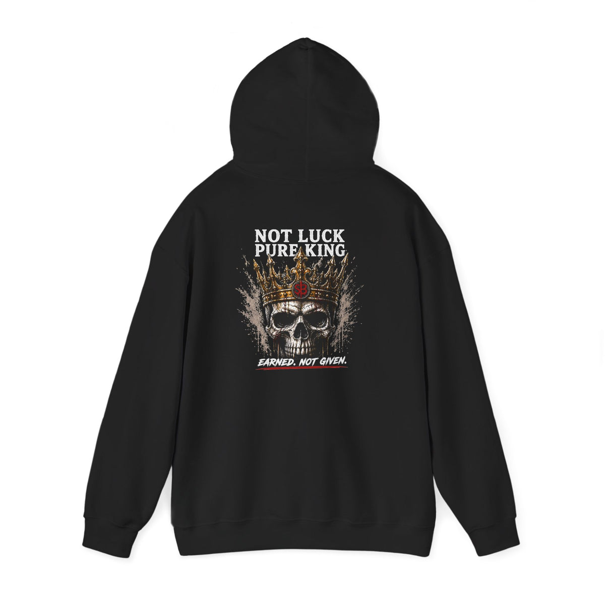 Not Luck, Pure King Crown Graphic Hoodie