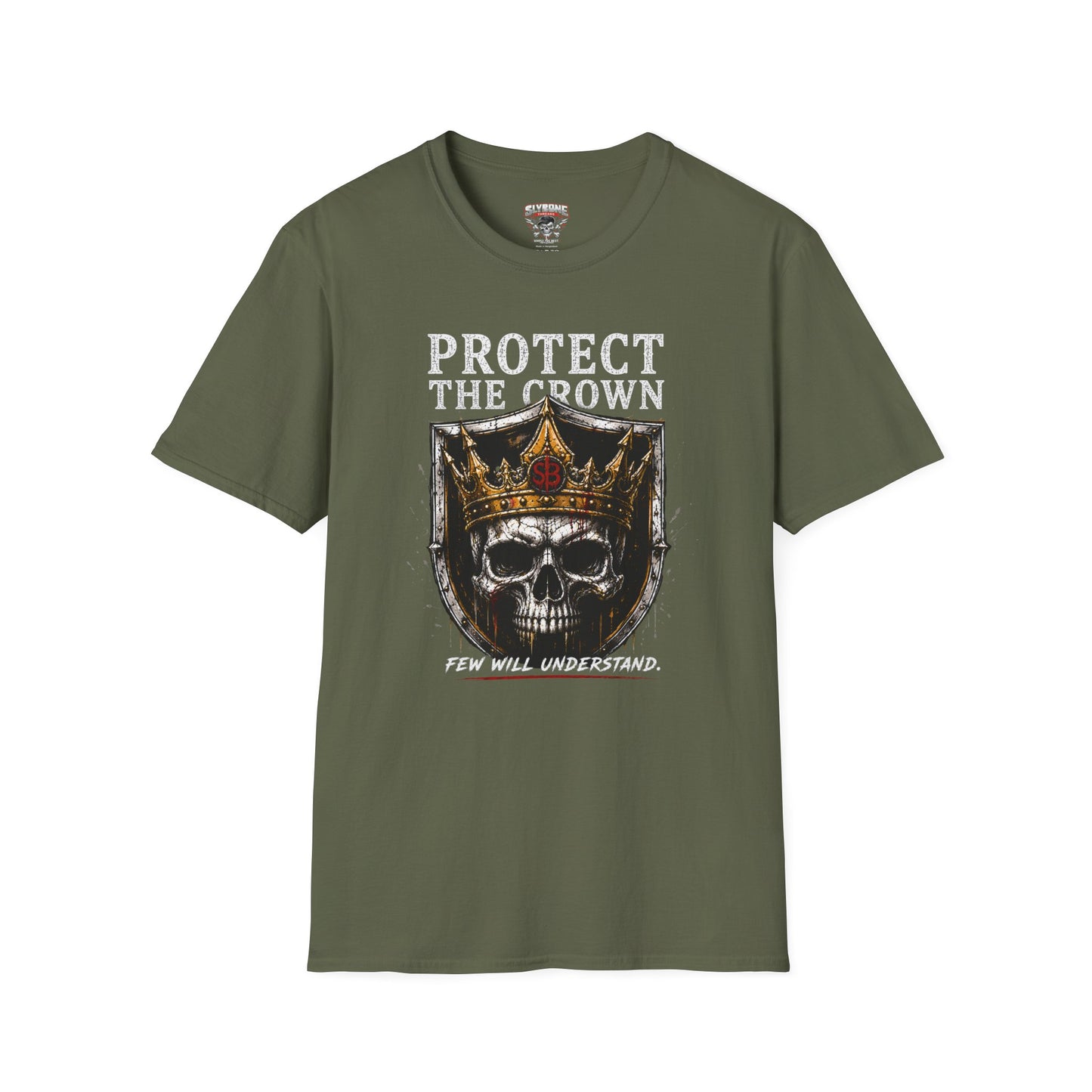 Protect The Crown Skull T-Shirt — Gothic Crown Graphic Tee