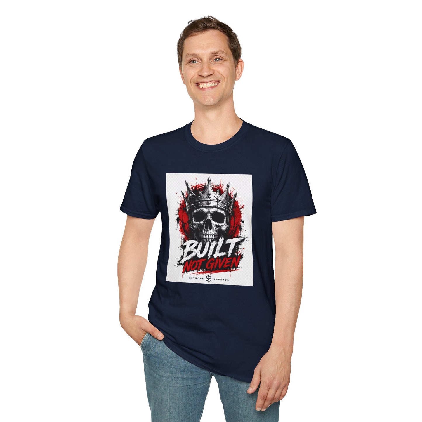 Skull King T‑Shirt — "Built Not Given" Graphic Tee