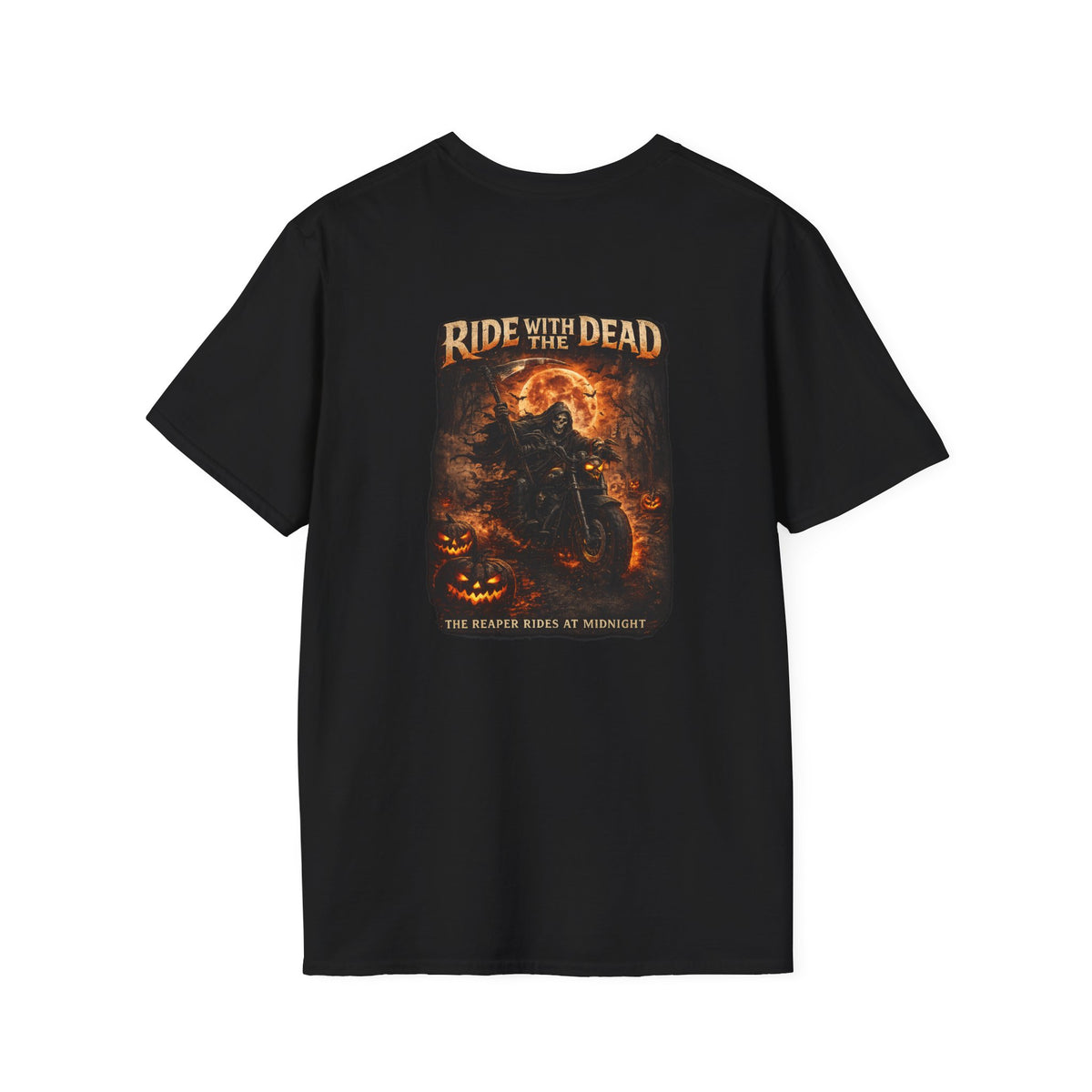 Ride With the Dead Motorcycle Graphic T-Shirt