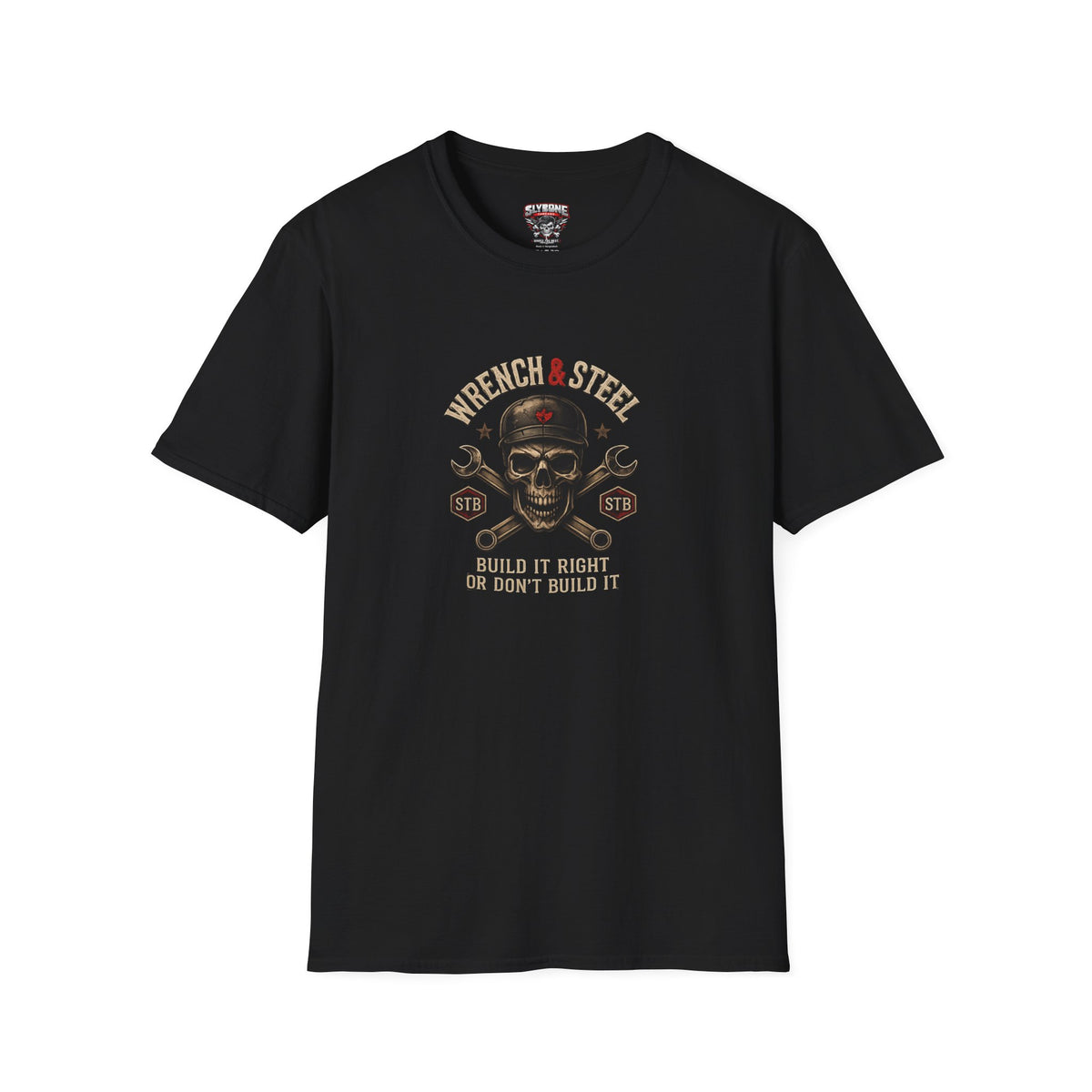 Wrench & Steel Skull T-Shirt