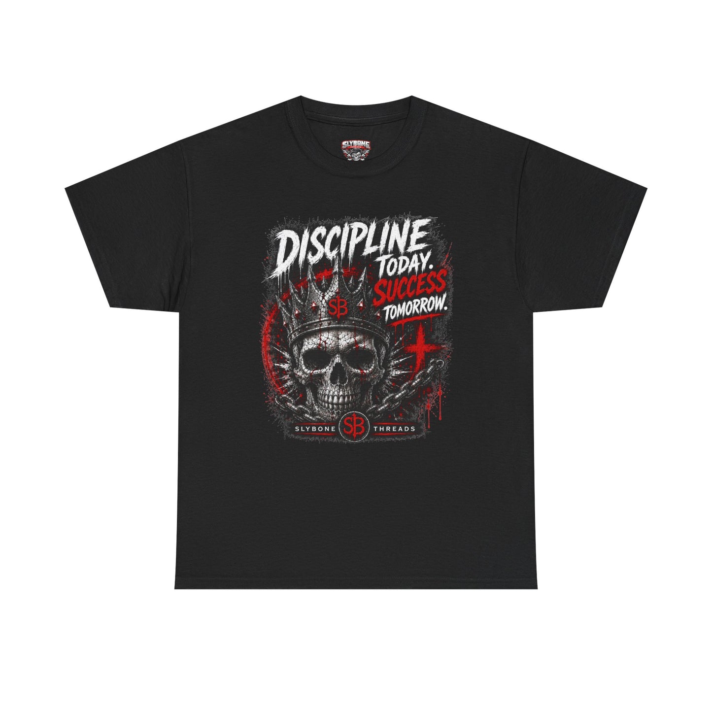 Discipline Today Success Tomorrow Skull Tee