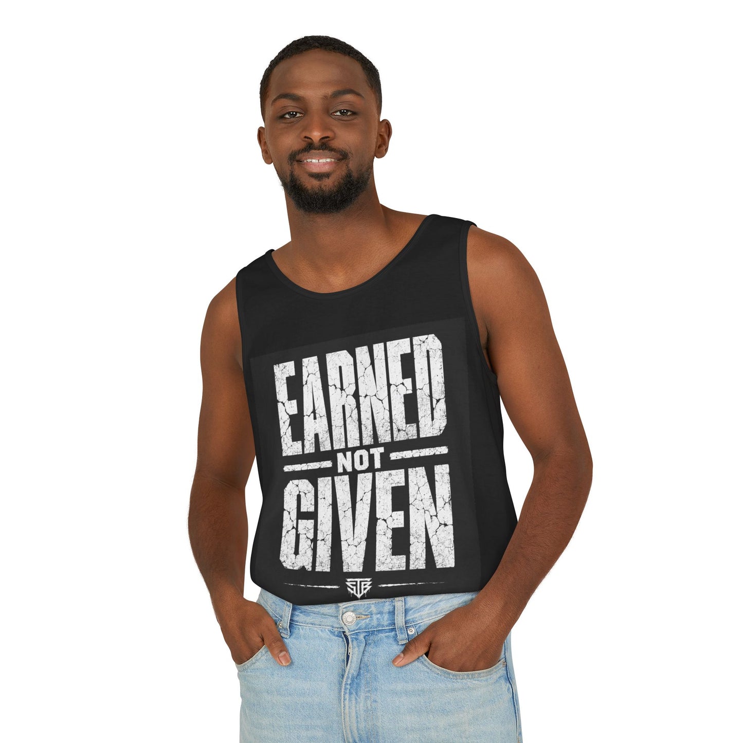 Earned Not Given Tank Top — Motivational Gym Workout Tank