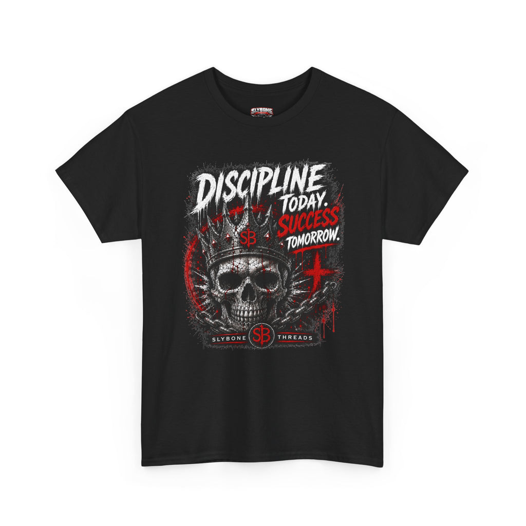 Discipline Today Success Tomorrow Skull Tee