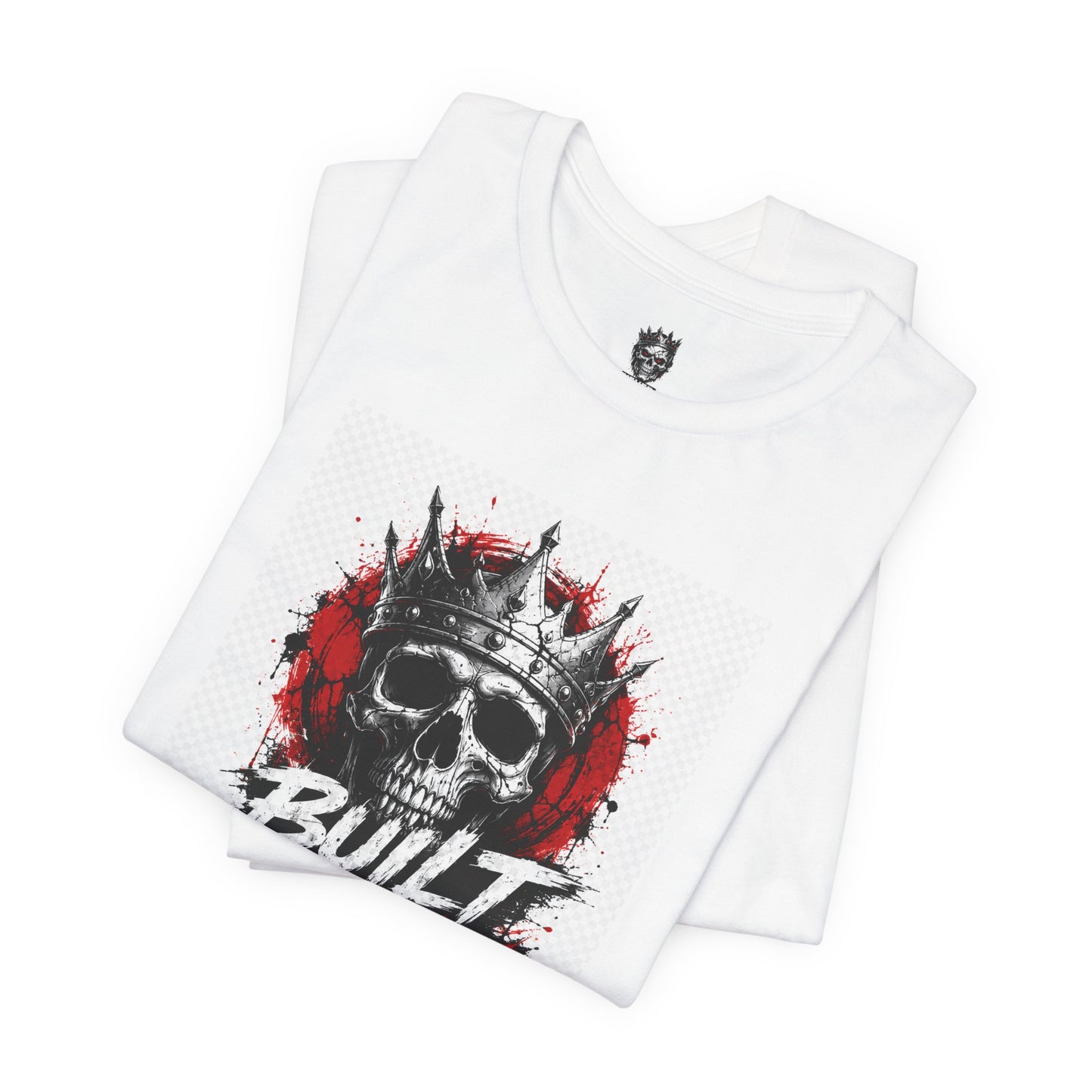 Built Not Given Skull Tee — Motivational Graphic T-Shirt