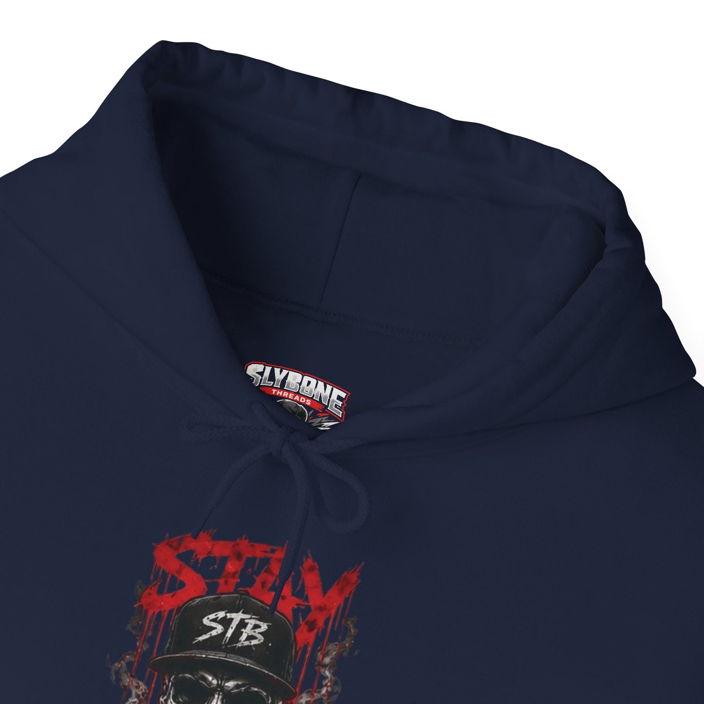 Stay Dangerous Skull Hoodie — Grunge Gothic Streetwear Pullover