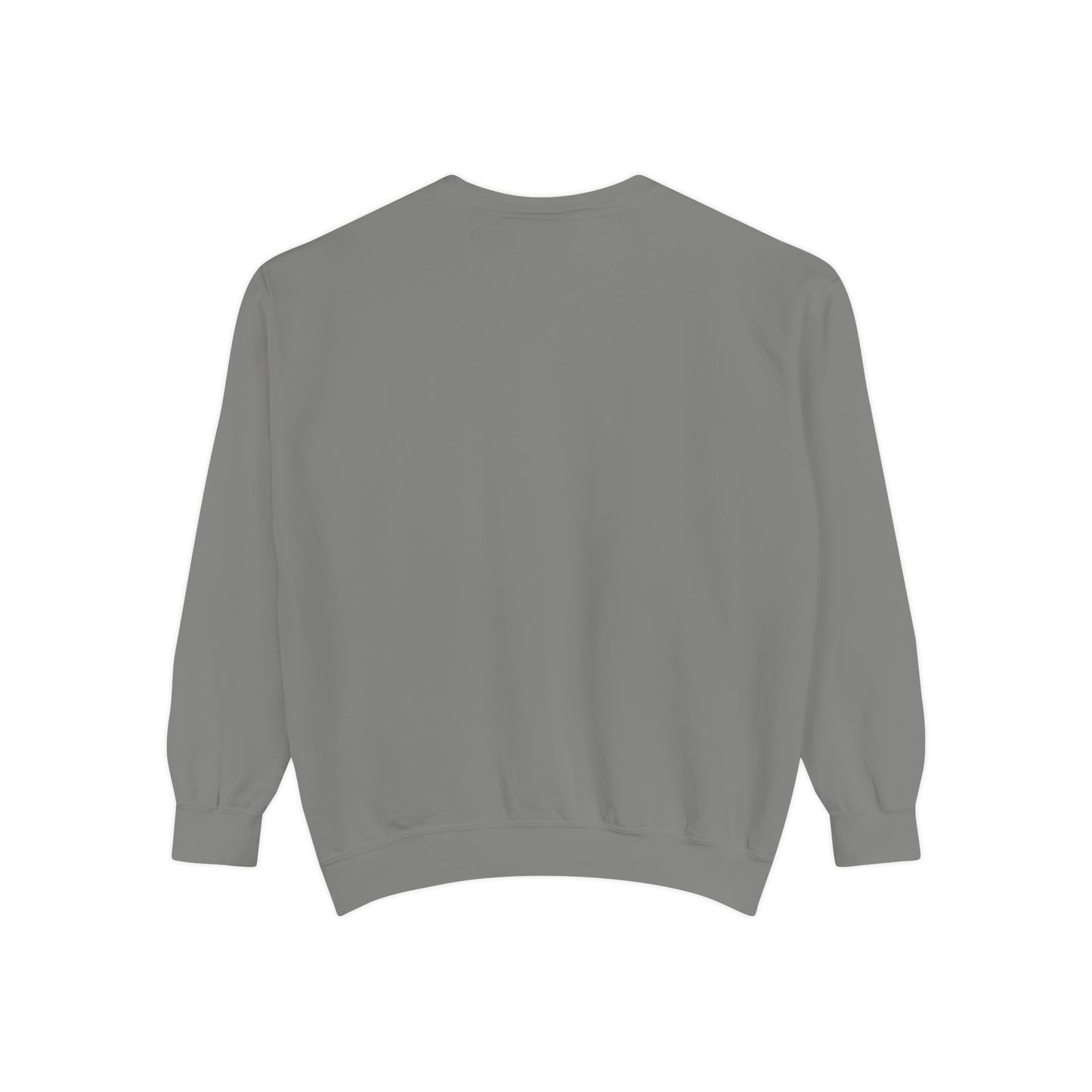 Fear None Trust Few Sweatshirt — Skull Graphic Garment-Dyed Crewneck