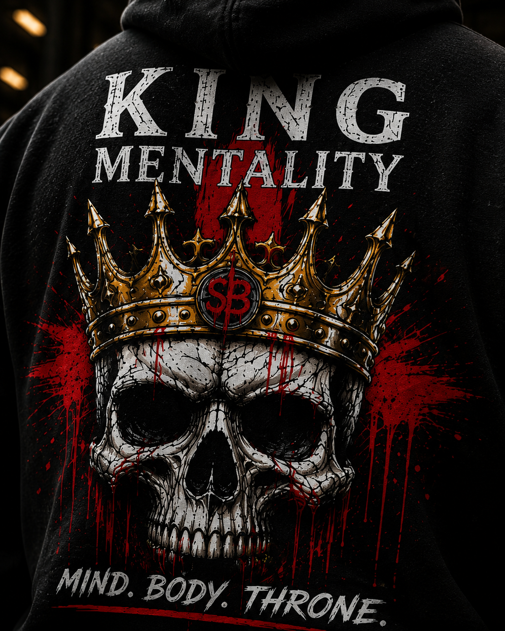 King Mentality Skull King Hoodie