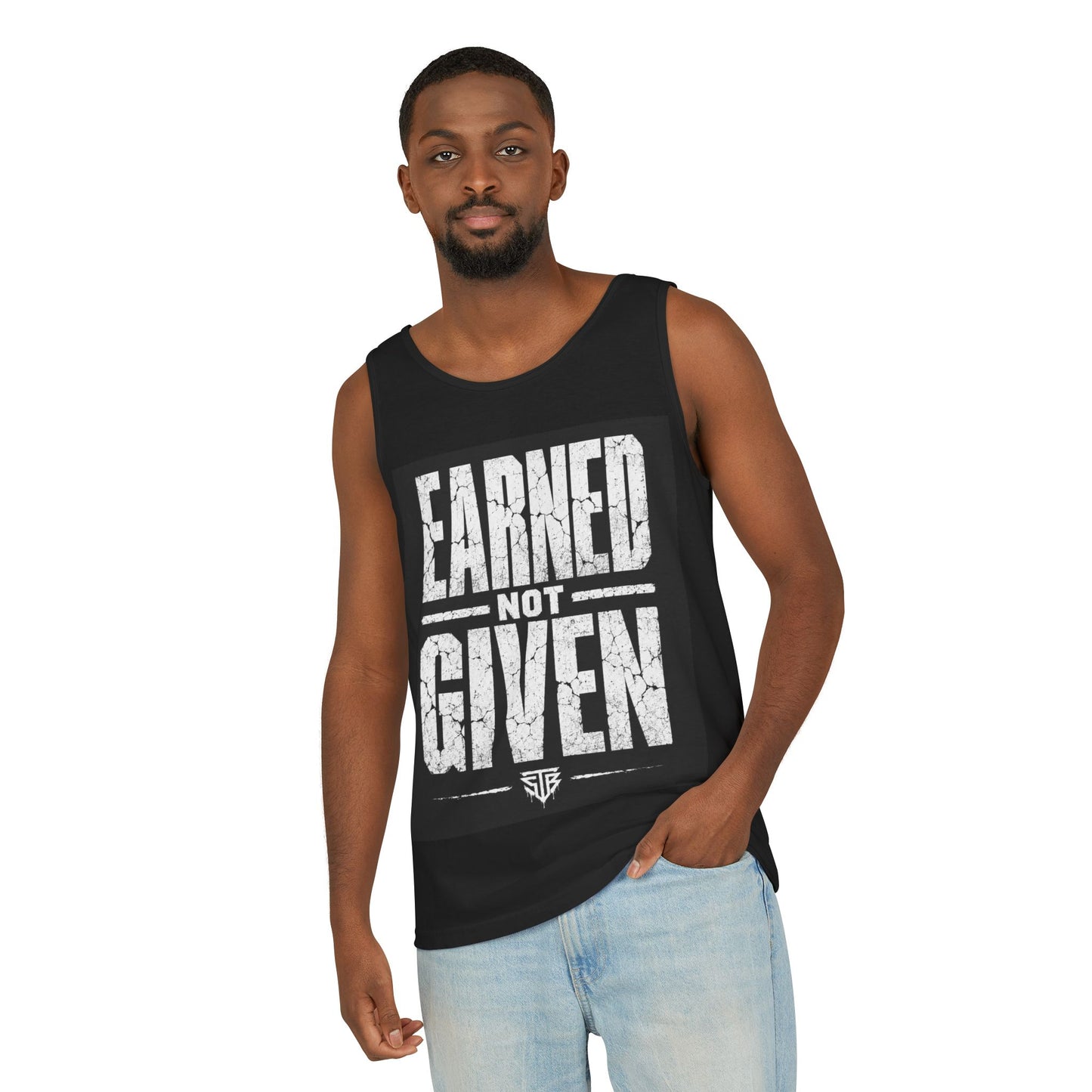 Earned Not Given Tank Top — Motivational Gym Workout Tank