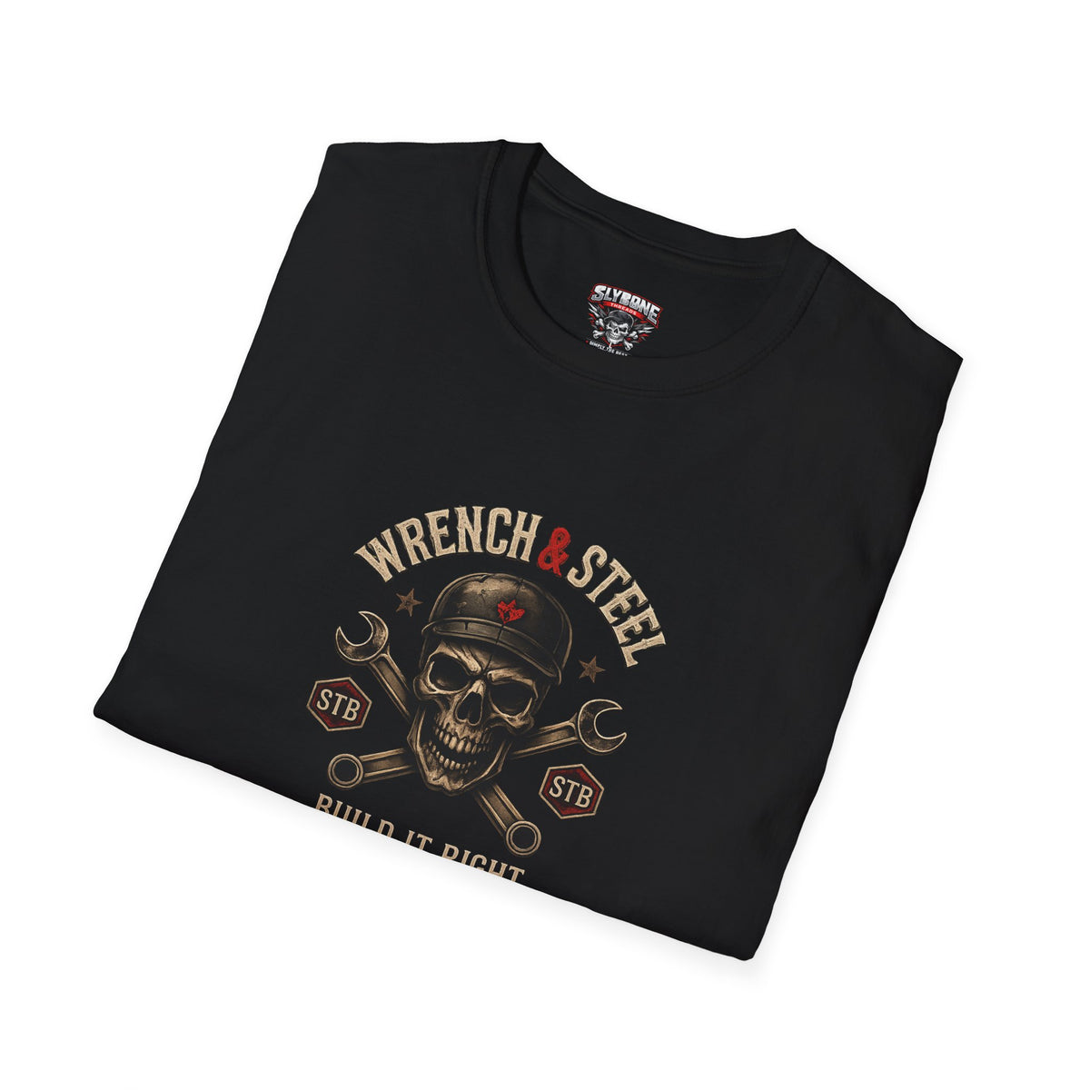 Wrench & Steel Skull T-Shirt