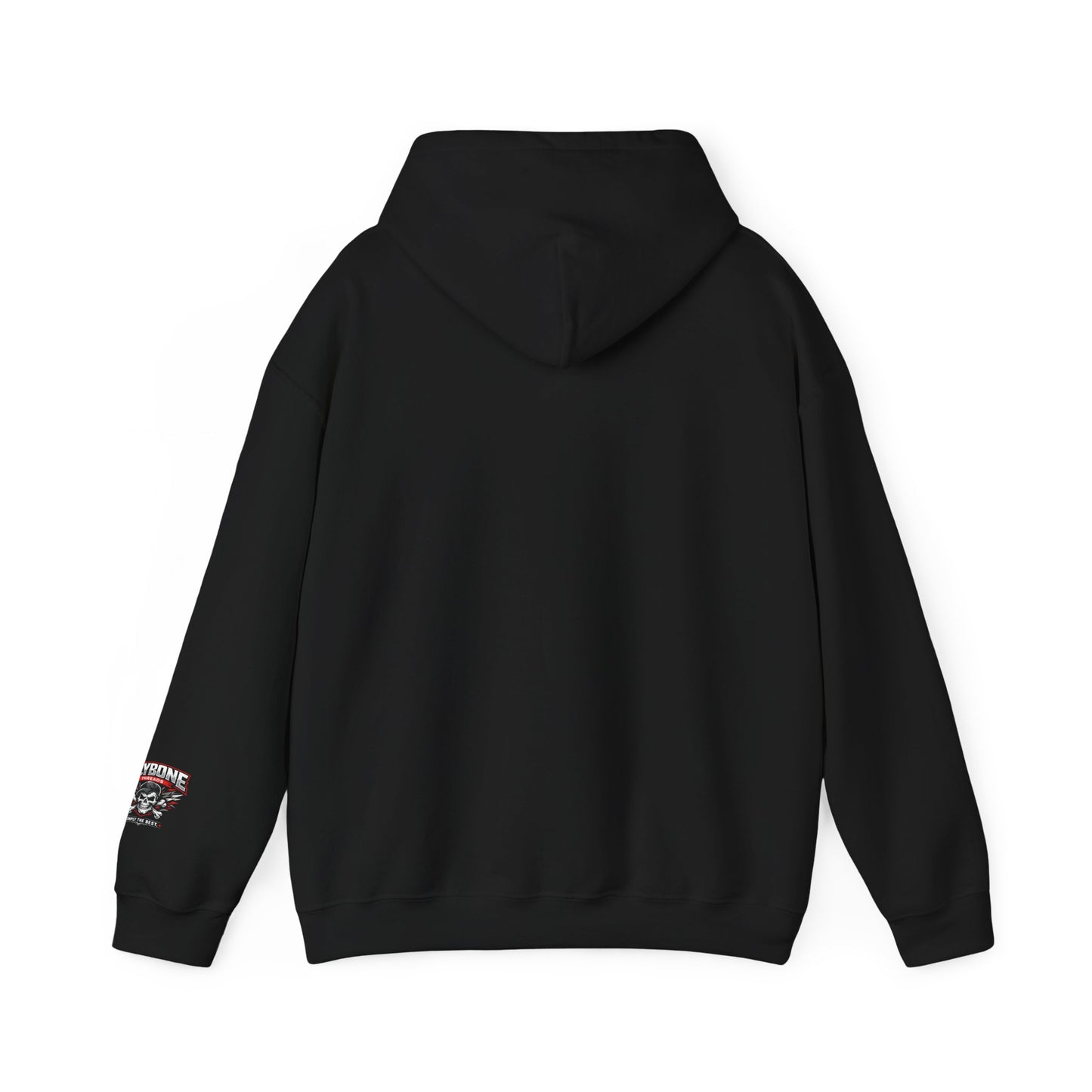 Discipline Today Skull Hoodie — Motivational Gothic Streetwear