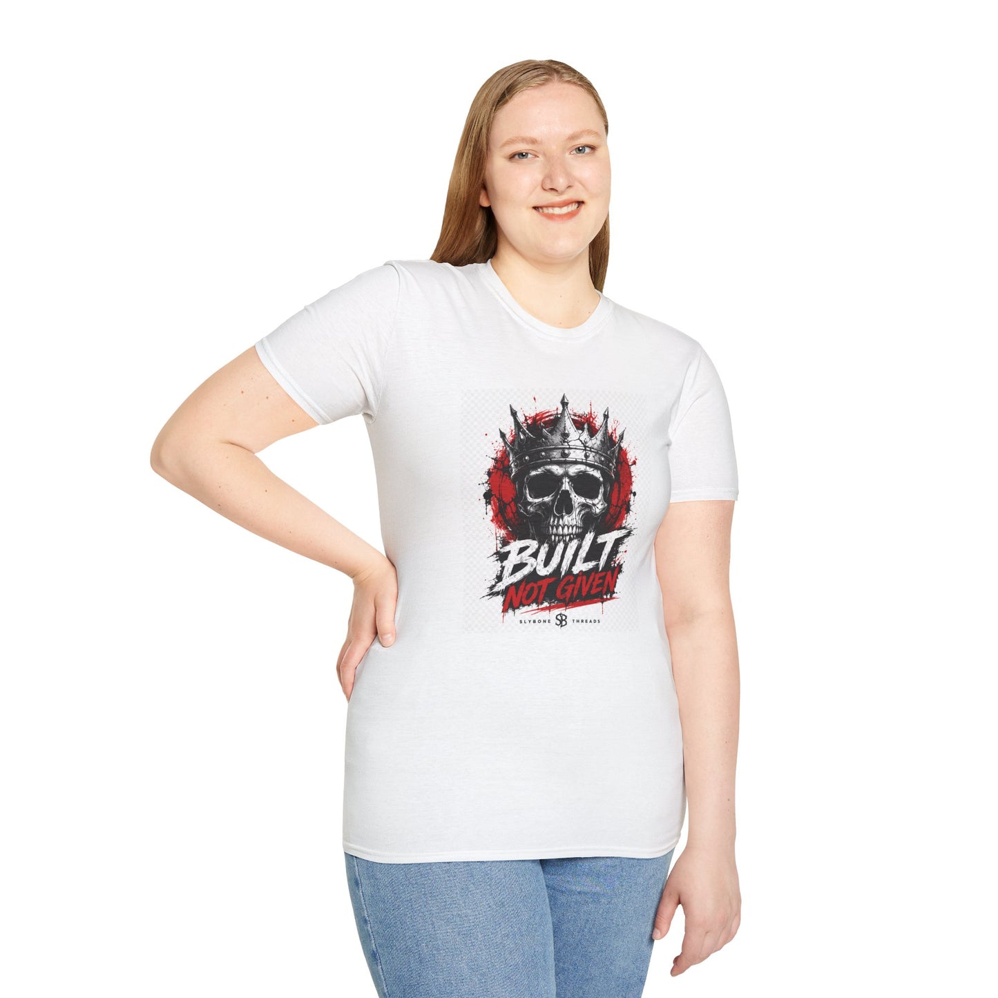 Skull King T‑Shirt — "Built Not Given" Graphic Tee