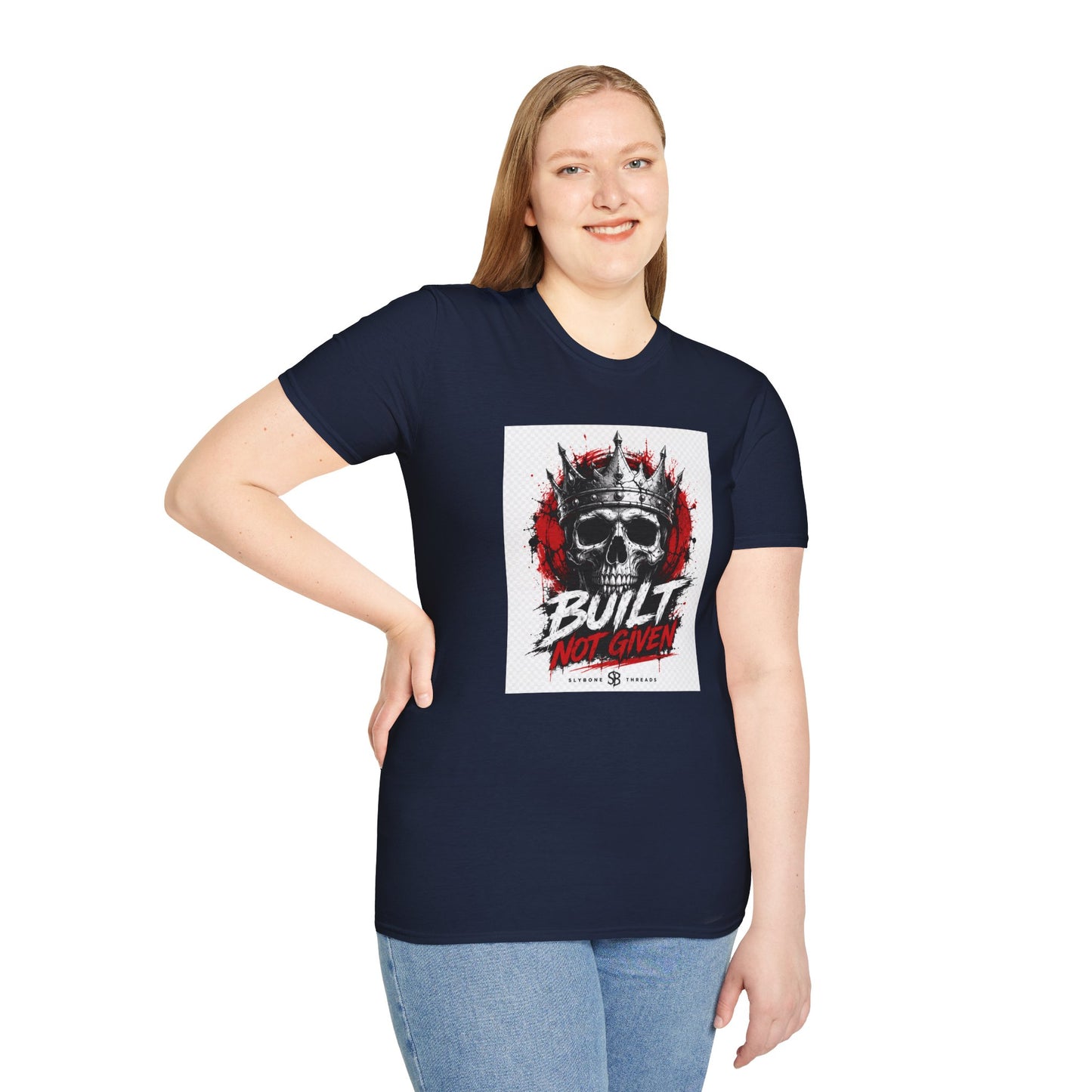 Skull King T‑Shirt — "Built Not Given" Graphic Tee