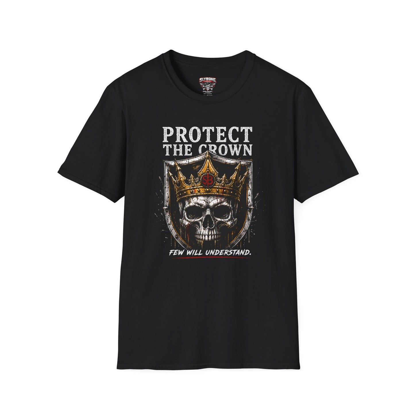 Protect The Crown Skull T-Shirt — Gothic Crown Graphic Tee
