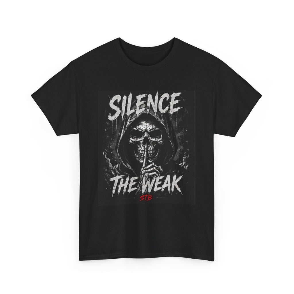 Silence the Weak Skull Tee | Slybone Threads