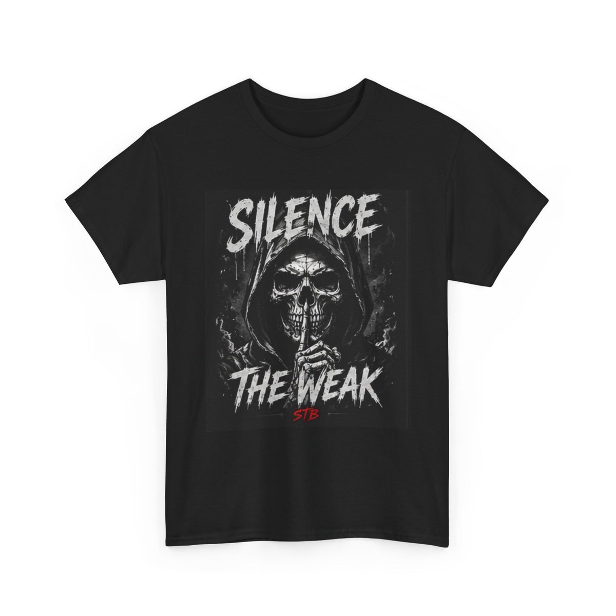 Silence the Weak Skull Tee | Slybone Threads