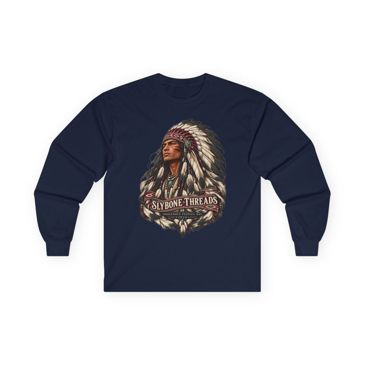 Indigenous Peoples Day 2026 Warrior Graphic Tee | Slybone Threads