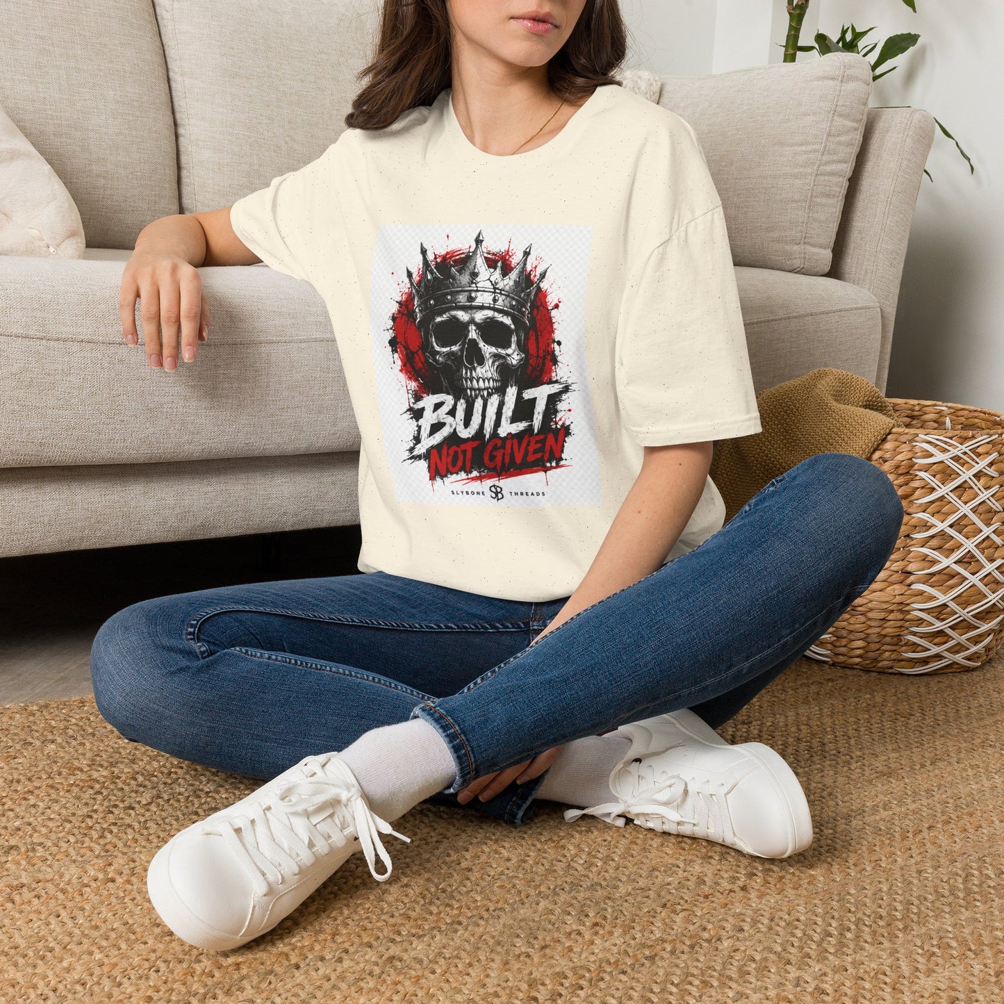 Skull King T‑Shirt — "Built Not Given" Graphic Tee