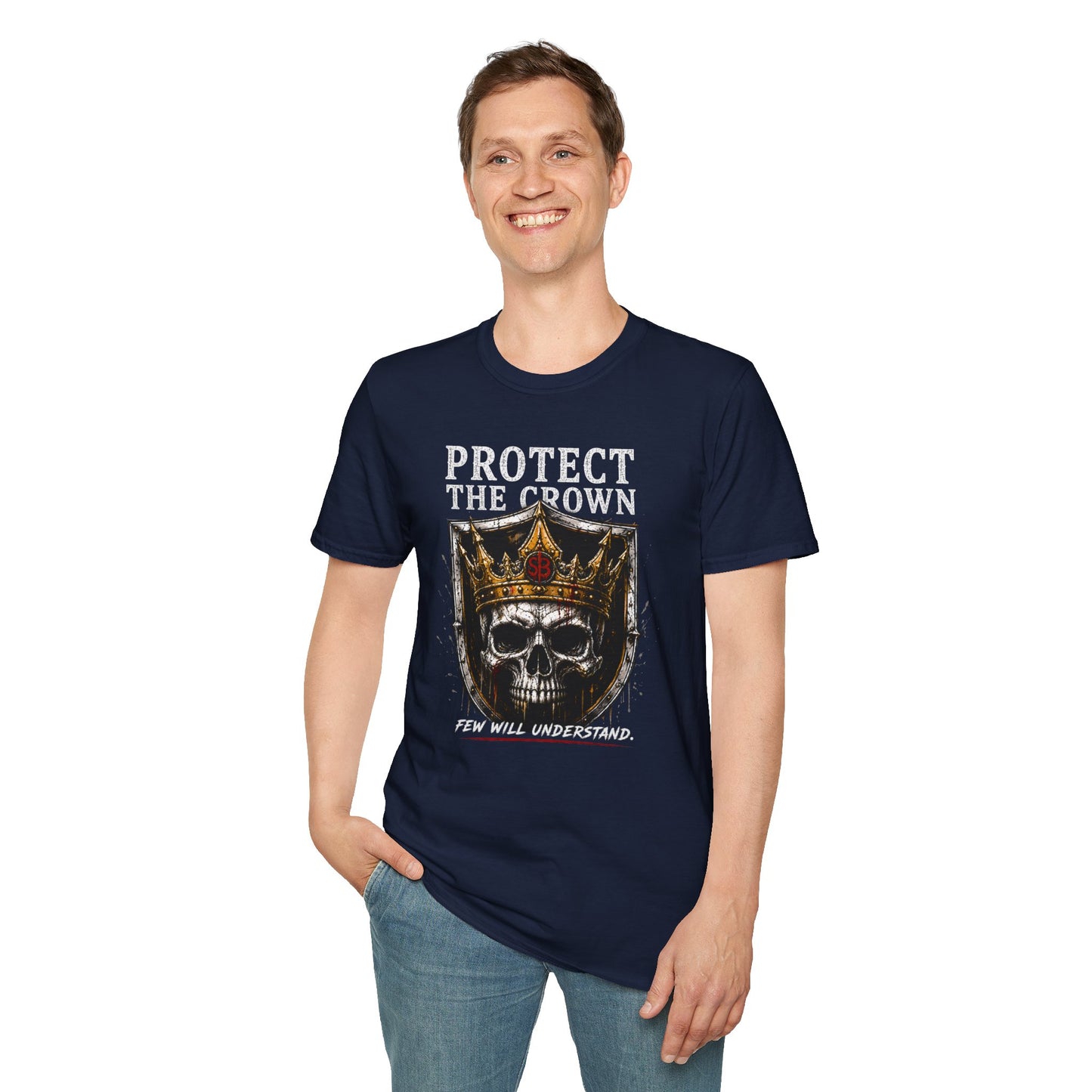 Protect The Crown Skull T-Shirt — Gothic Crown Graphic Tee