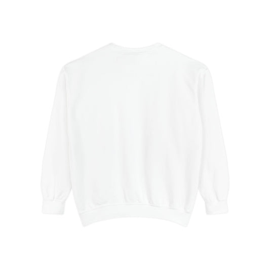 Fear None Trust Few Sweatshirt — Skull Graphic Garment-Dyed Crewneck