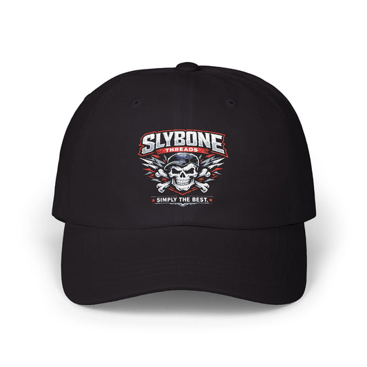Slybone Skull Cap - Vintage Biker Dad Hat