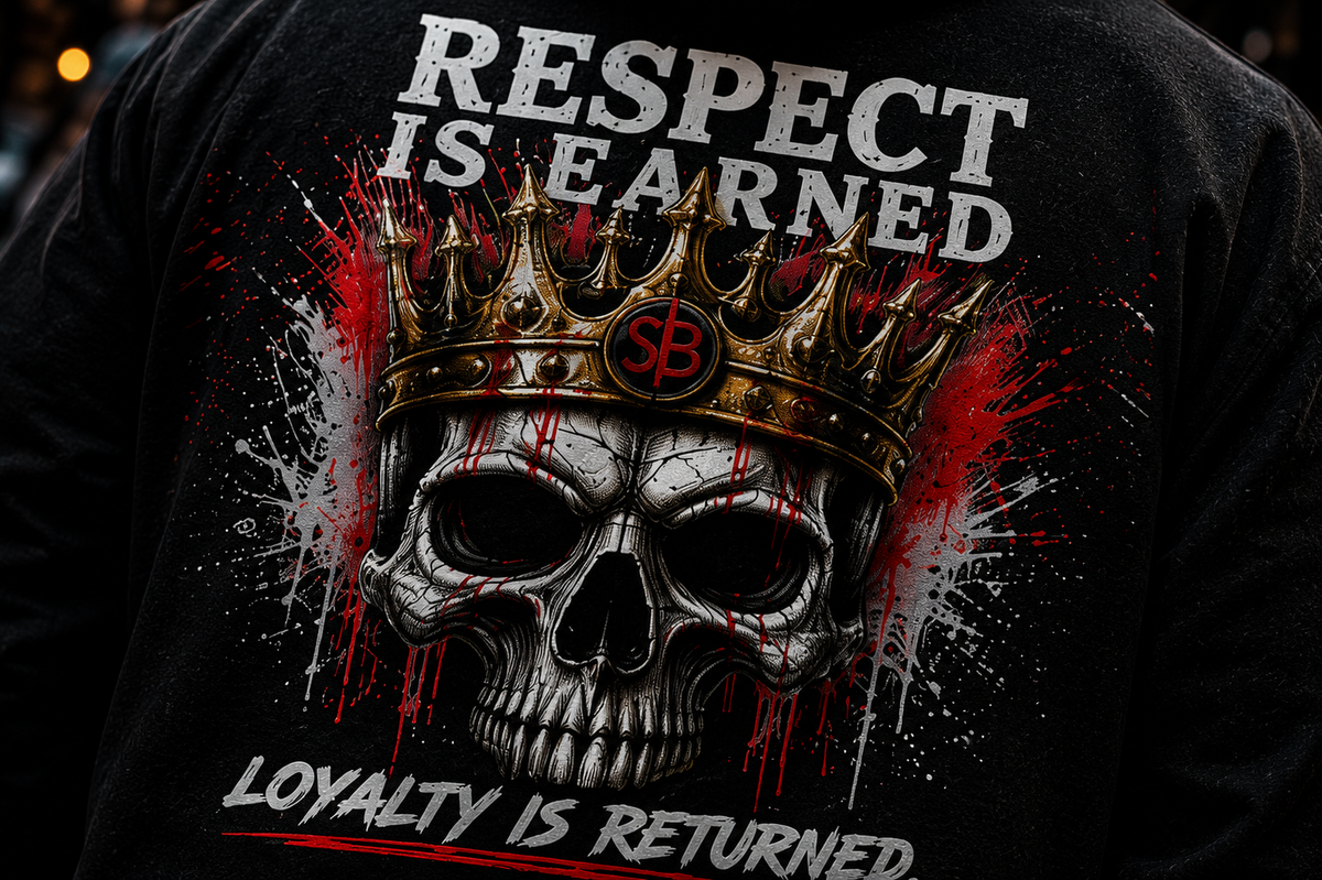Respect Is Earned Loyalty Skull Hoodie