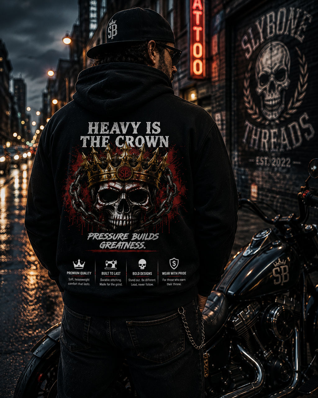 Heavy Is the Crown Graphic Hoodie