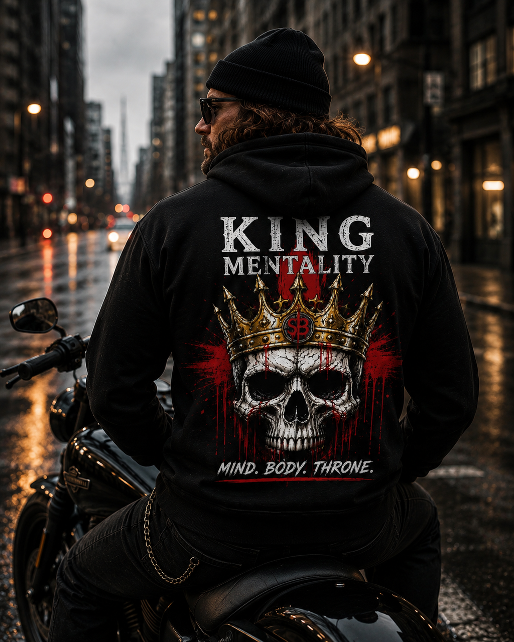 King Mentality Skull King Hoodie