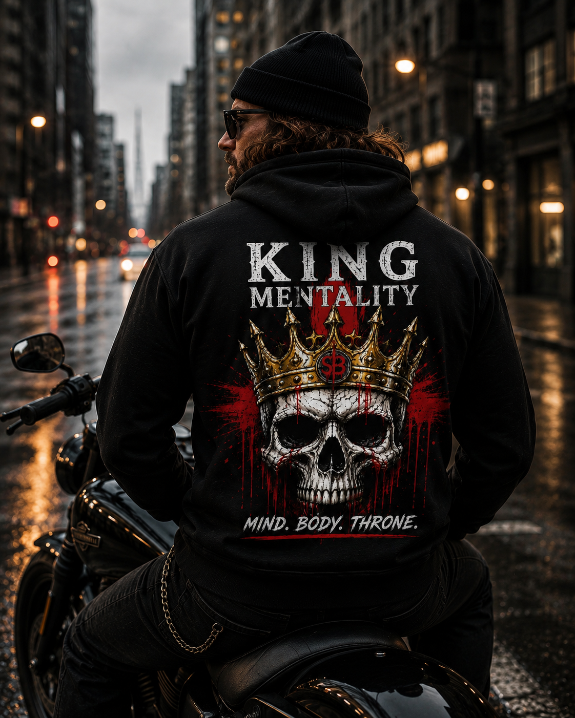King Mentality Skull King Hoodie