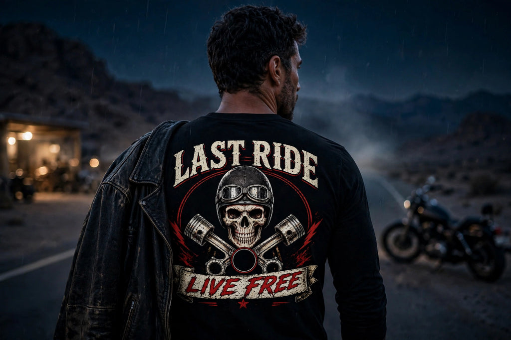 Last Ride Live Free Long Sleeve | Slybone Threads