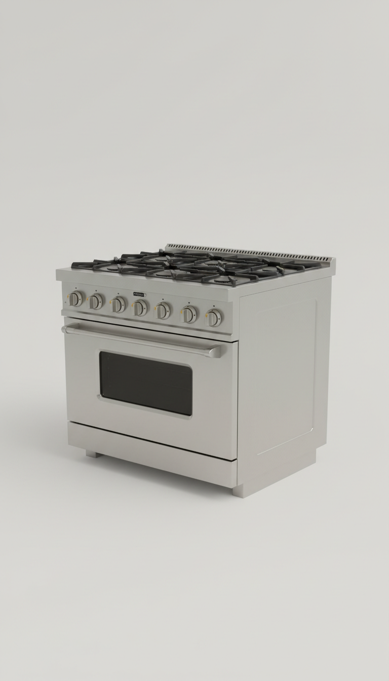 Refurbished 6-burner Gas Range