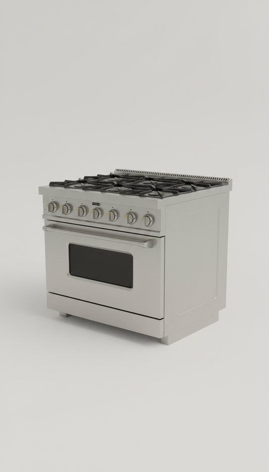 Refurbished 6-burner Gas Range